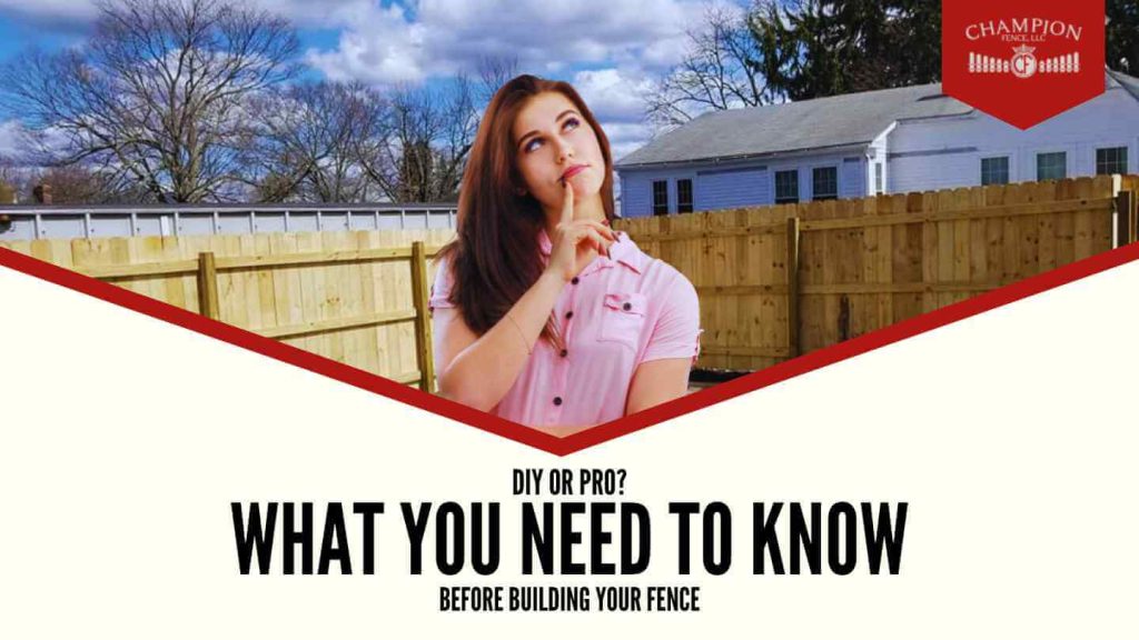 DIY or Pro? What You Need to Know Before Building Your Fence