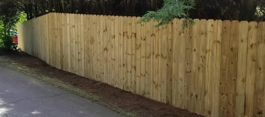 Wood Fence Installation in Canton, MA